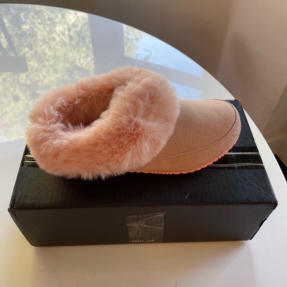 Sorel Go Coffee Run Slipper Peach Blossom - 6 - Picture 7 of 9
